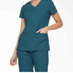 Dickies Women's Straight Leg Pants - Teal